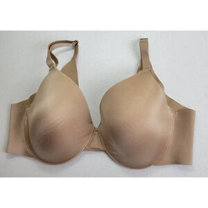 Soma Vanishing Back Tan Full Coverage Adjustable Straps Underwire Bra Size 38C